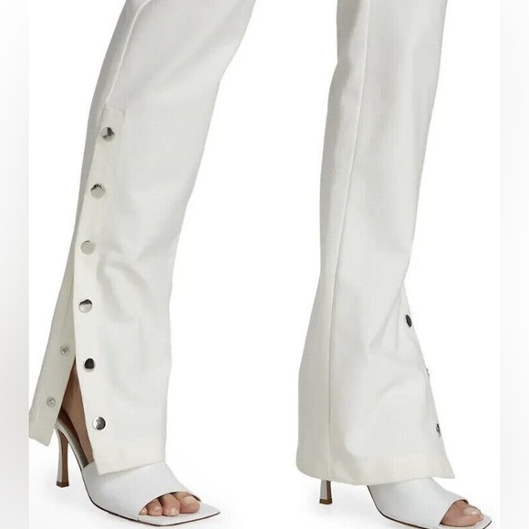 Derek Lam 10 Crosby Tesse Snap-Leg Flared Pants - Picture 5 of 17